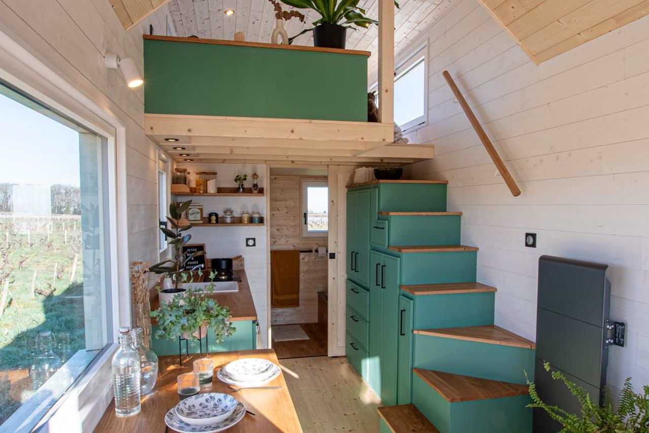 Interior of Eden Tiny House- Baluchon