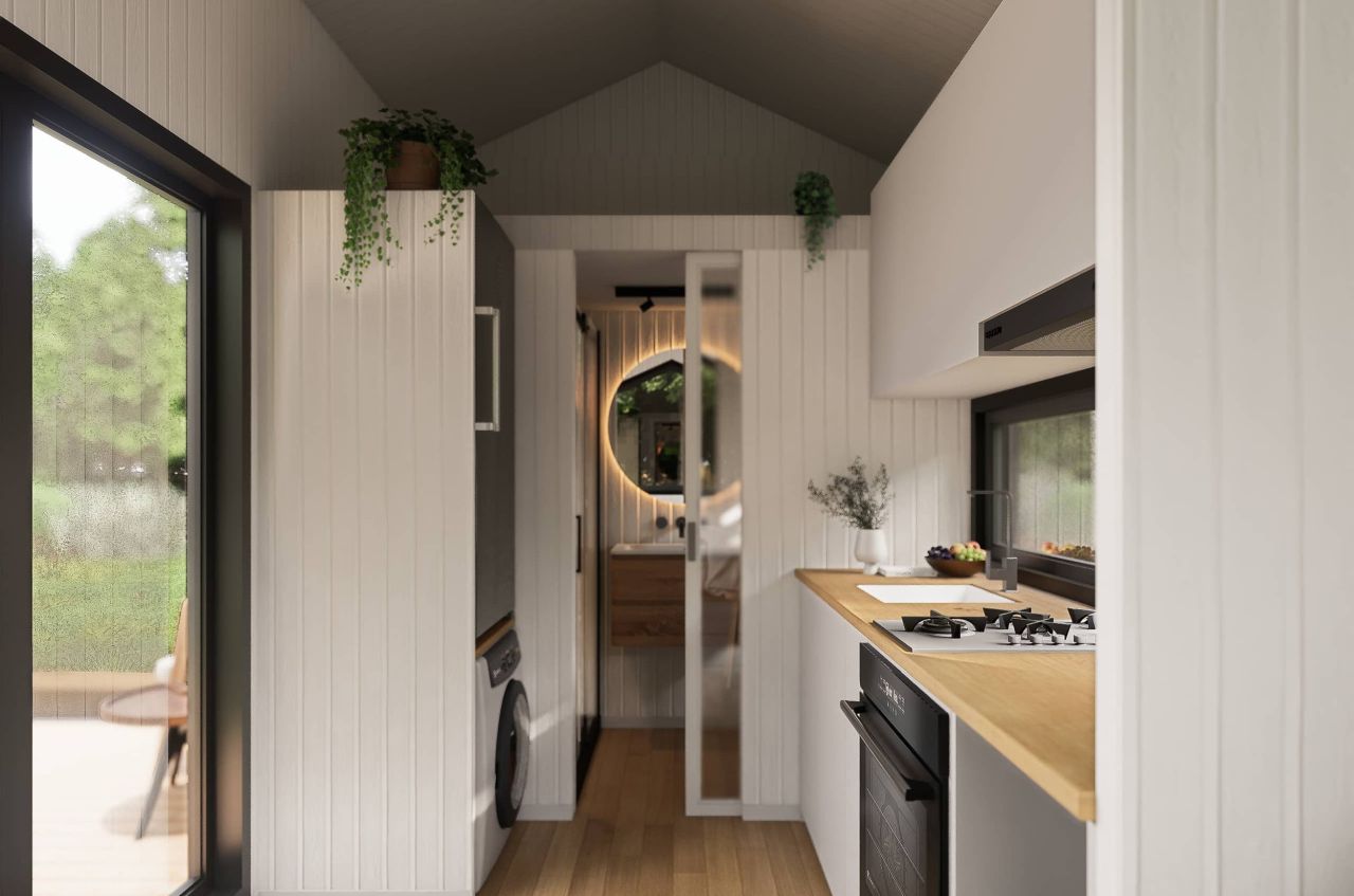 Interior of Gumnut 5.0 Tiny House