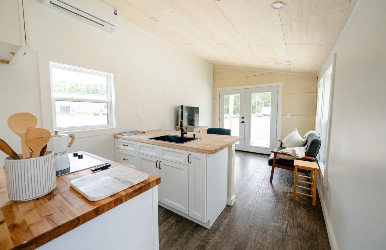 Interior of Rowan Tiny House