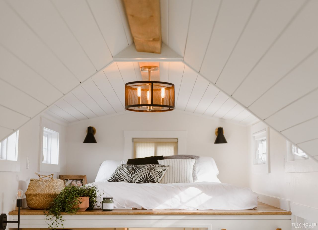 Interior of Skogsnest Tiny House