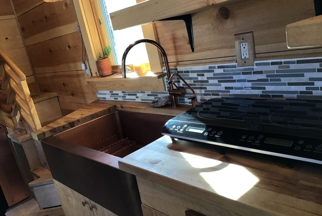 Kitchen of 35ft Tiny House- 1