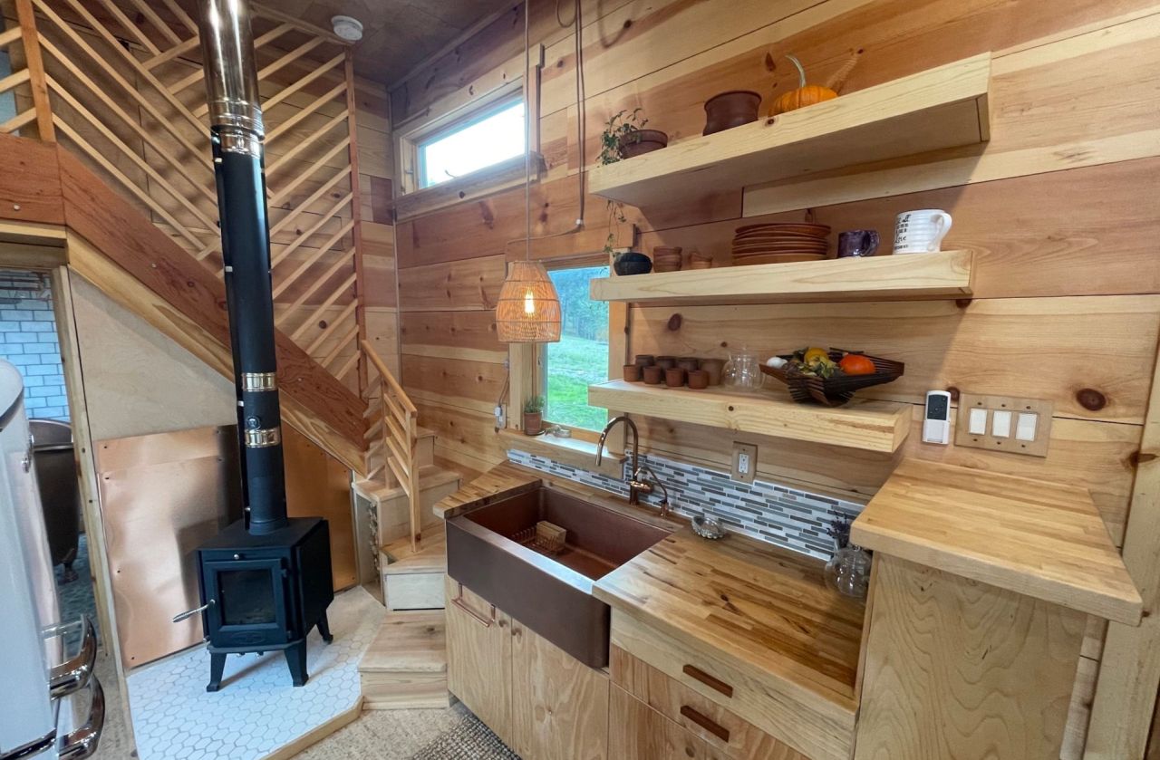 Kitchen of 35ft Tiny House- 2