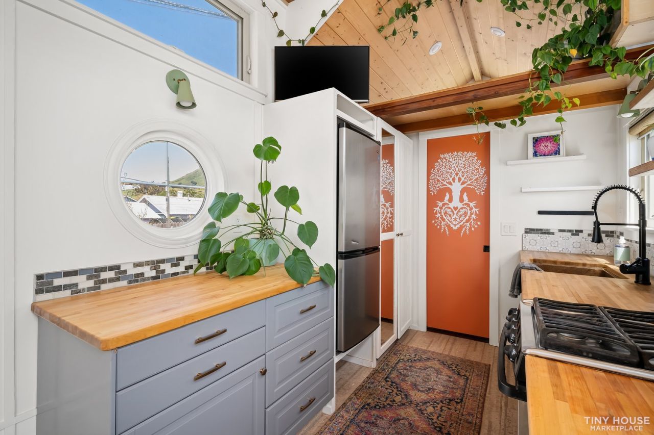 Kitchen of Caribou Tiny House