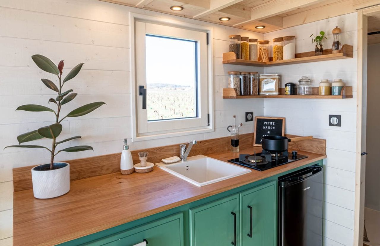 Interior of Eden Tiny House- Baluchon