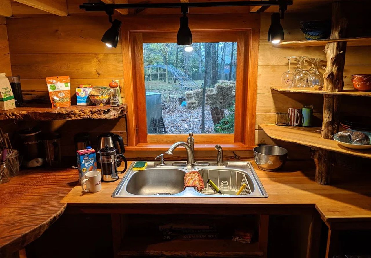 Kitchen of Tiny House of Paul
