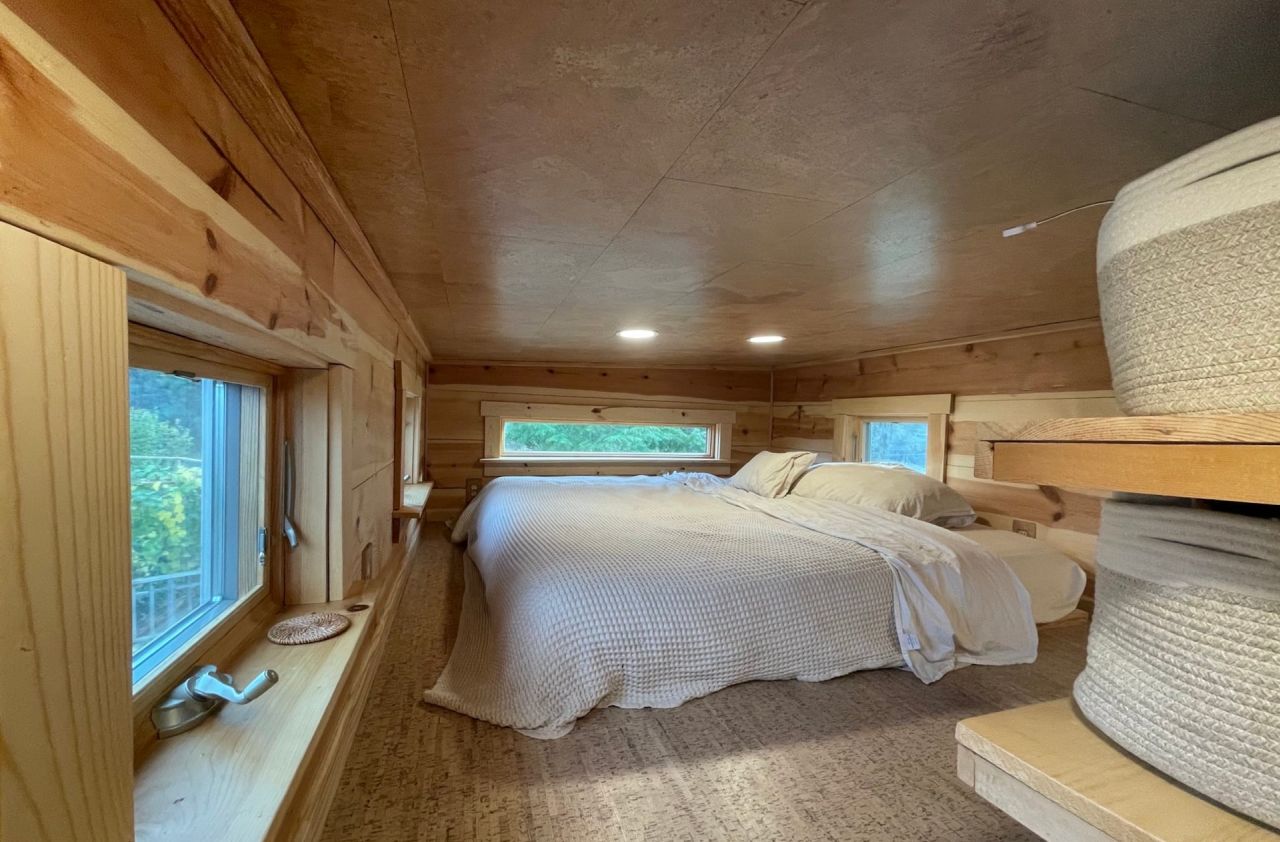 Loft Master Bedroom of 35ft Tiny House
