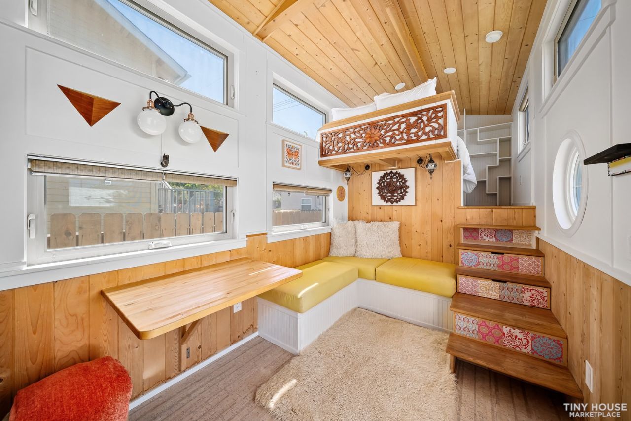 Lounge Area of Caribou Tiny House