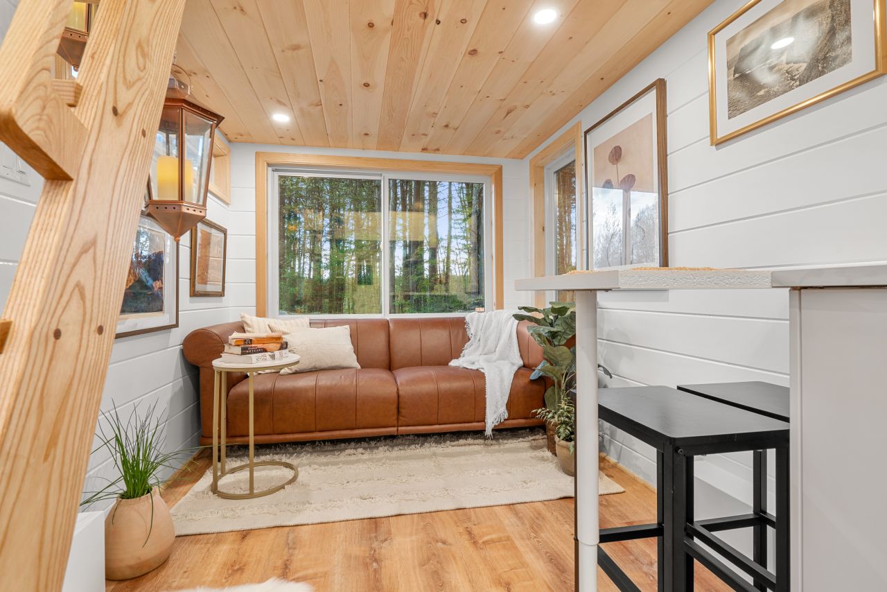 Lounge Area of Honey Bee Tiny House