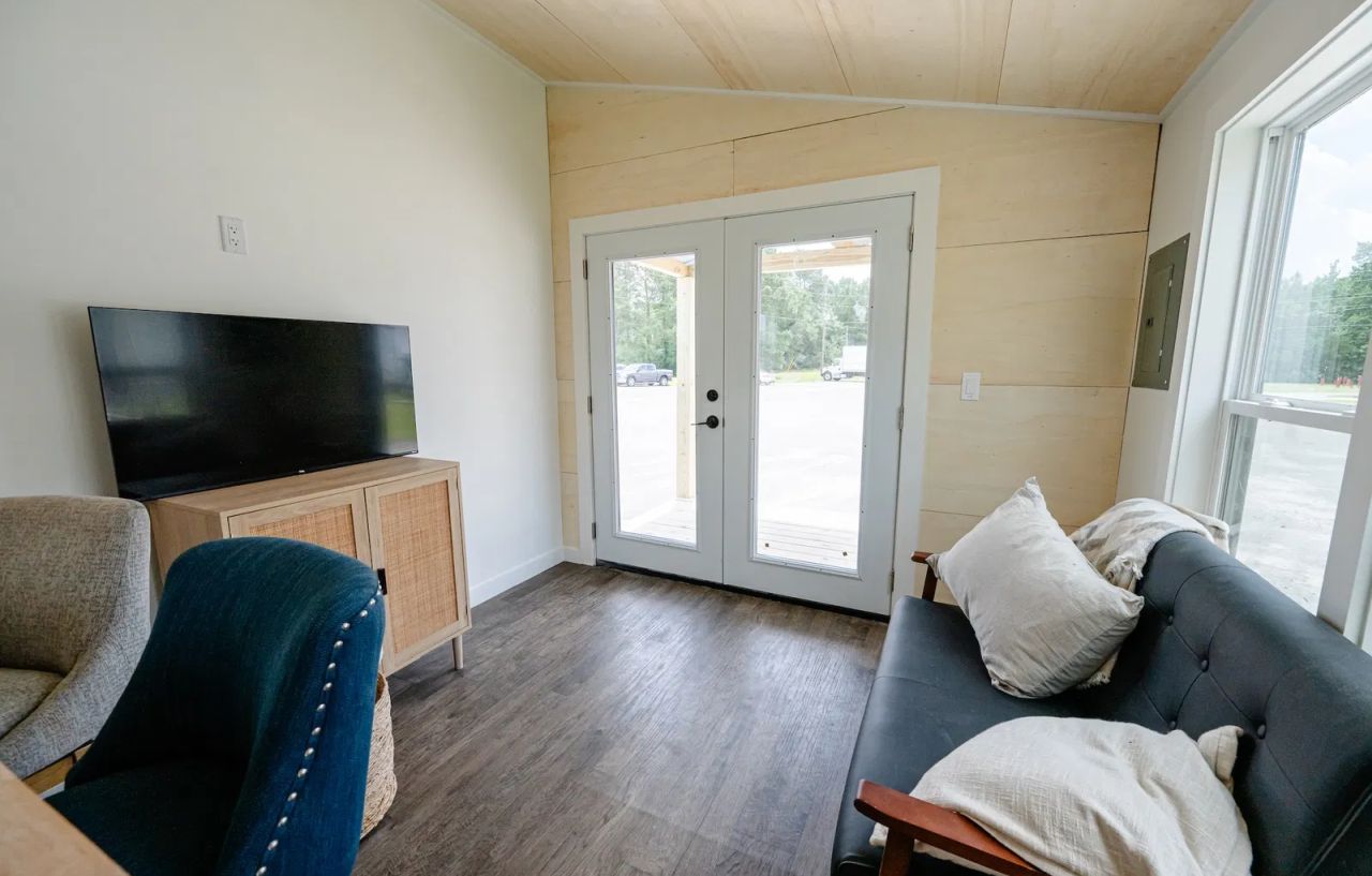 Lounge Area of Rowan Tiny House - 1