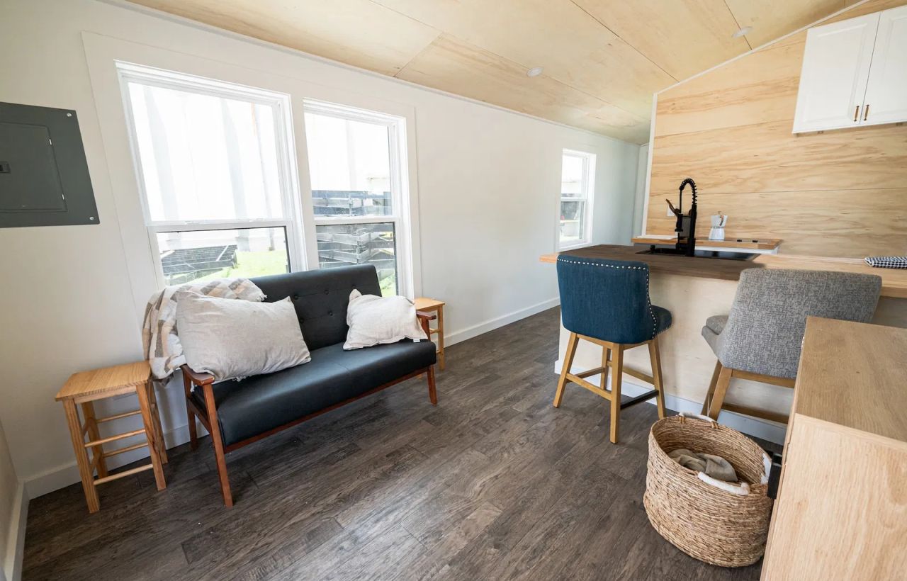 Lounge Area of Rowan Tiny House