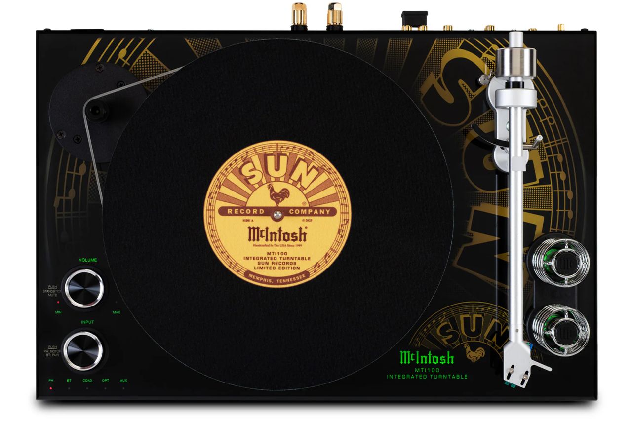 MTI100 Integrated Turntable Sun Records Limited Edition by McIntosh