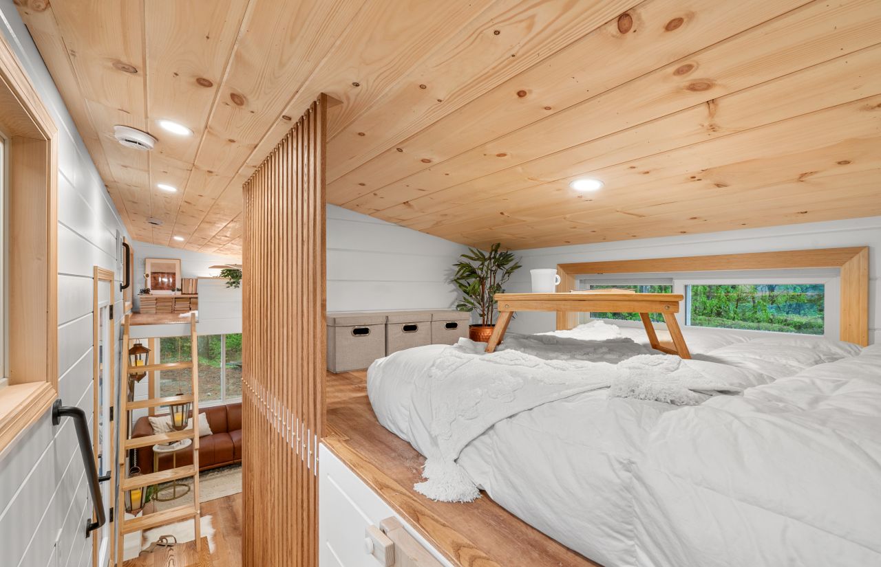 Main Loft Bedroom of Honey Bee Tiny House - 1
