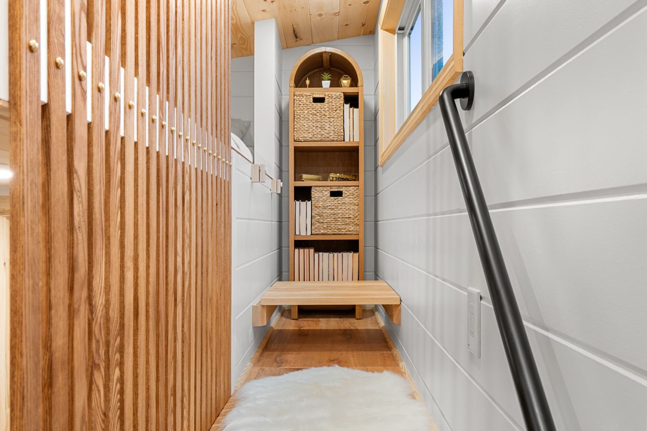Main Loft Bedroom of Honey Bee Tiny House