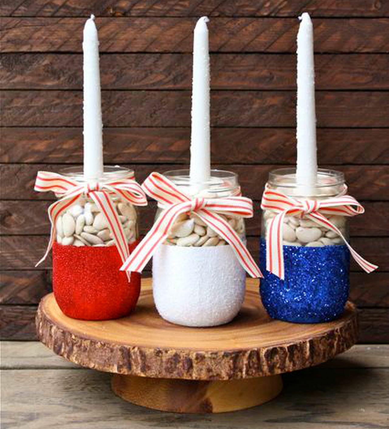 Mason Jar Candle Holders