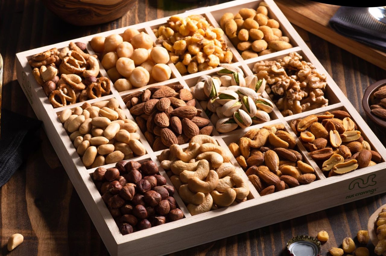 Mixed Nuts Gift Basket