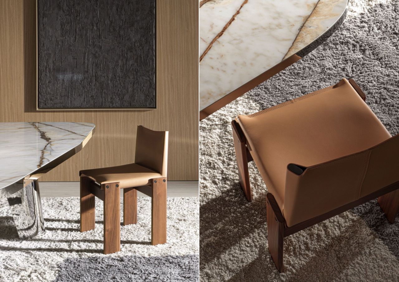 Molteni&C Reissues Iconic Monk Chair by Afra and Tobia Scarpa