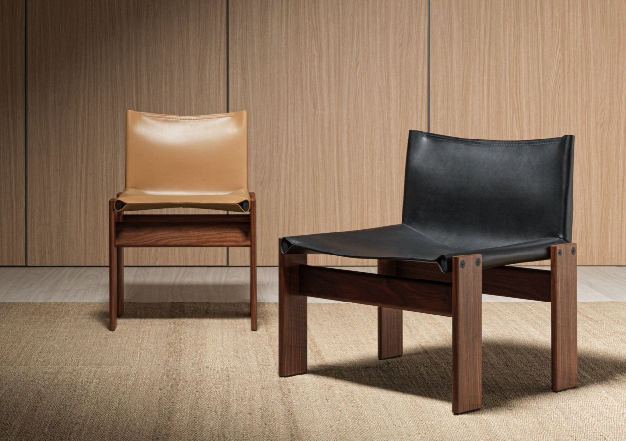 Molteni&C Reissues Iconic Monk Chair by Afra and Tobia Scarpa