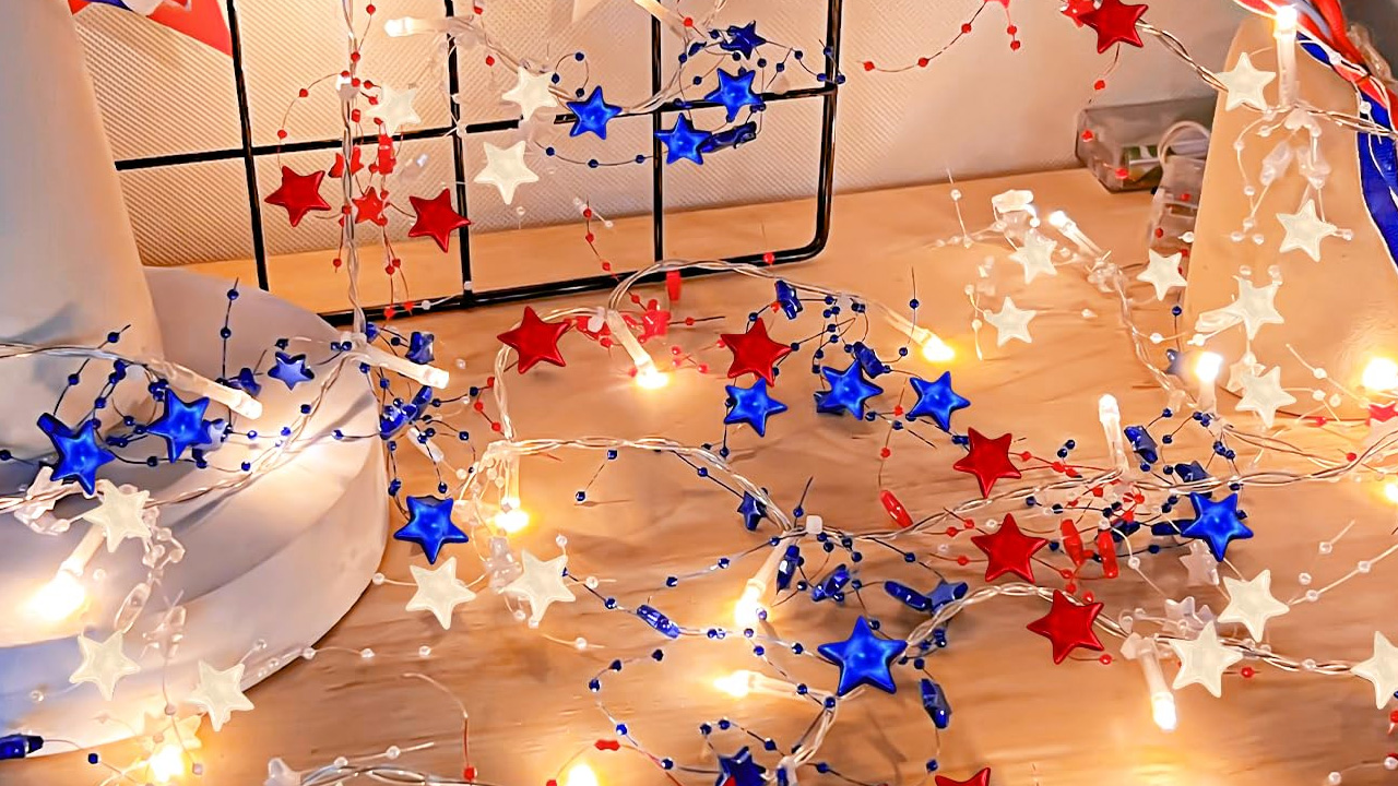 Red White and Blue Lights