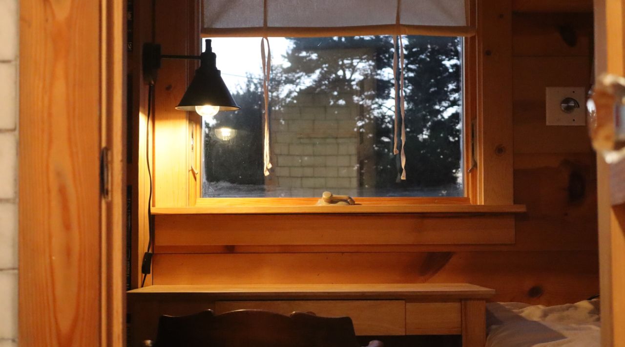 Office Bedroom of 35ft Tiny House