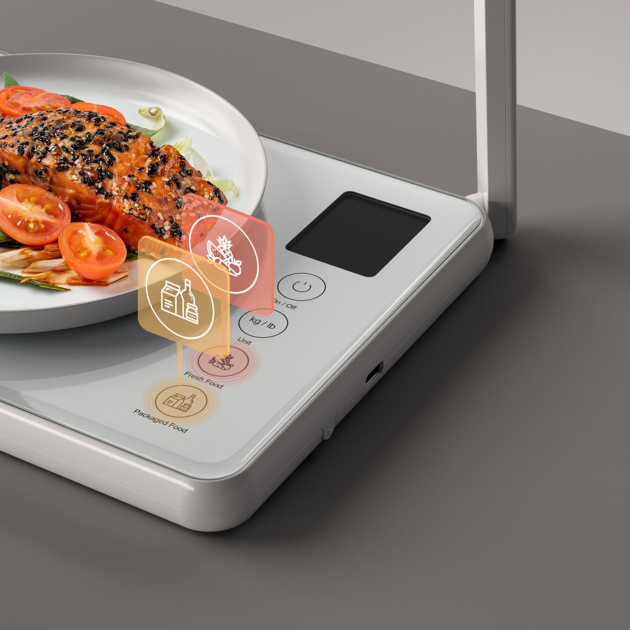 Qalzy AI-Powered Kitchen Scale