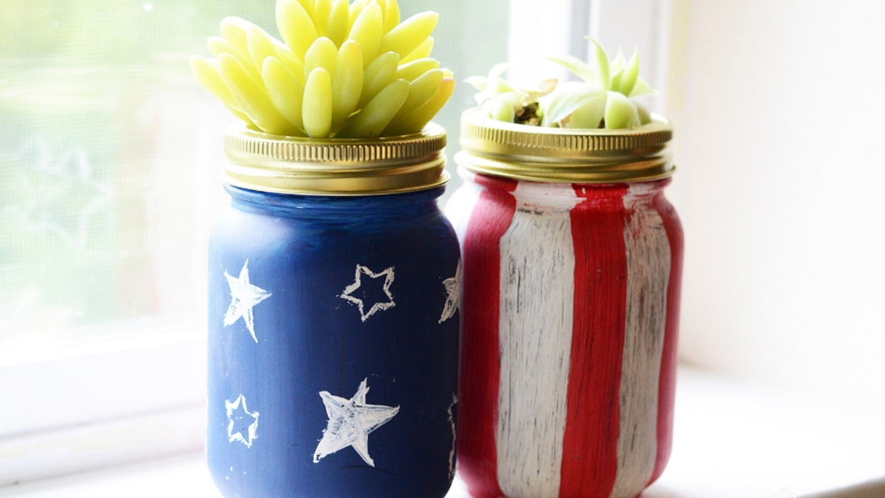 Mason Jar Succulent planters