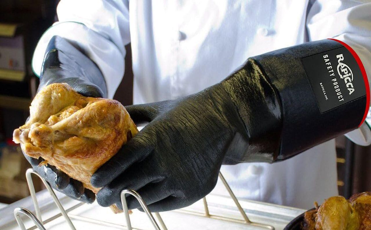 RAPICCA 932°F Heat Resistant BBQ Grill Gloves