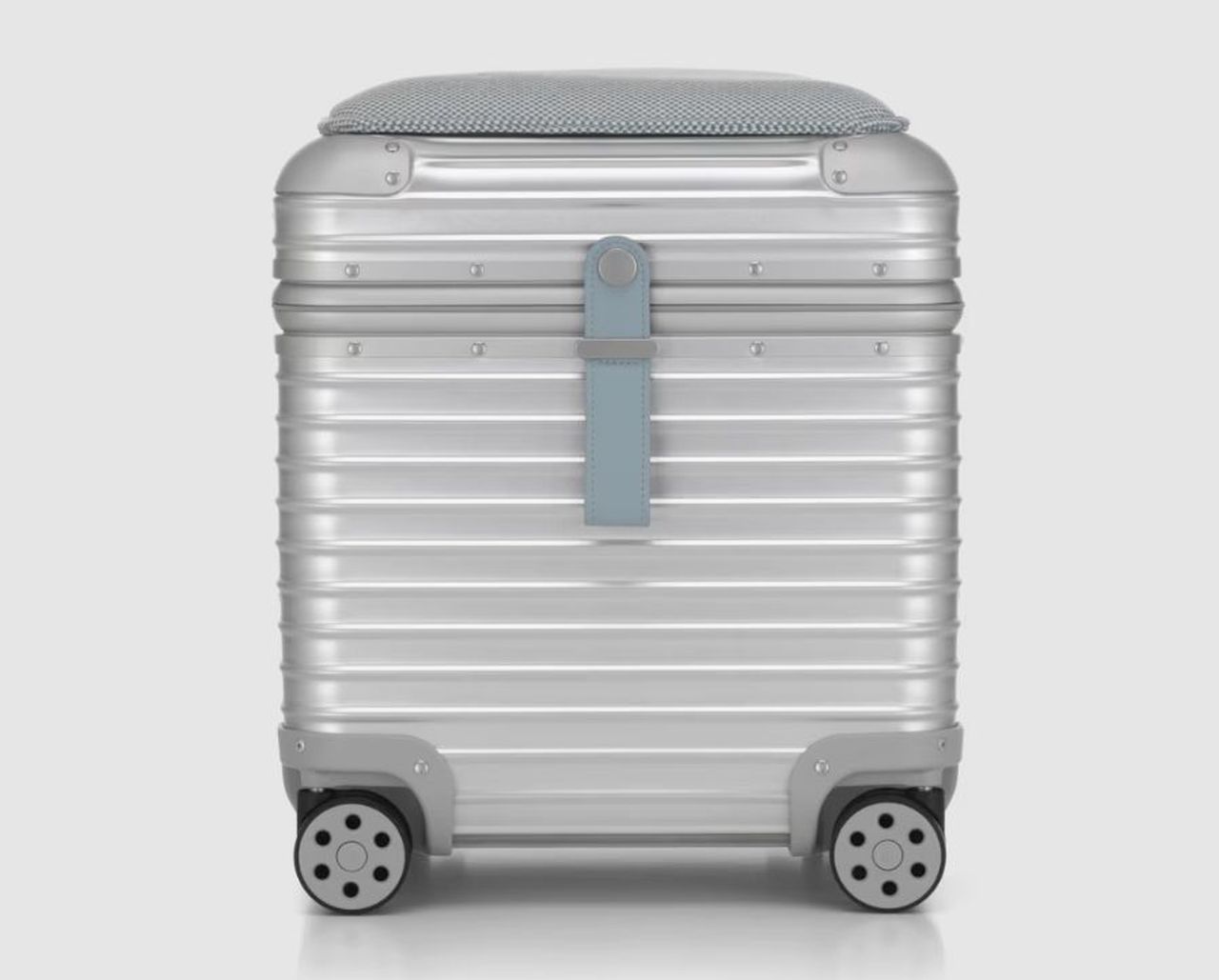Rimowa and Vitra Aluminum Stool With Storage