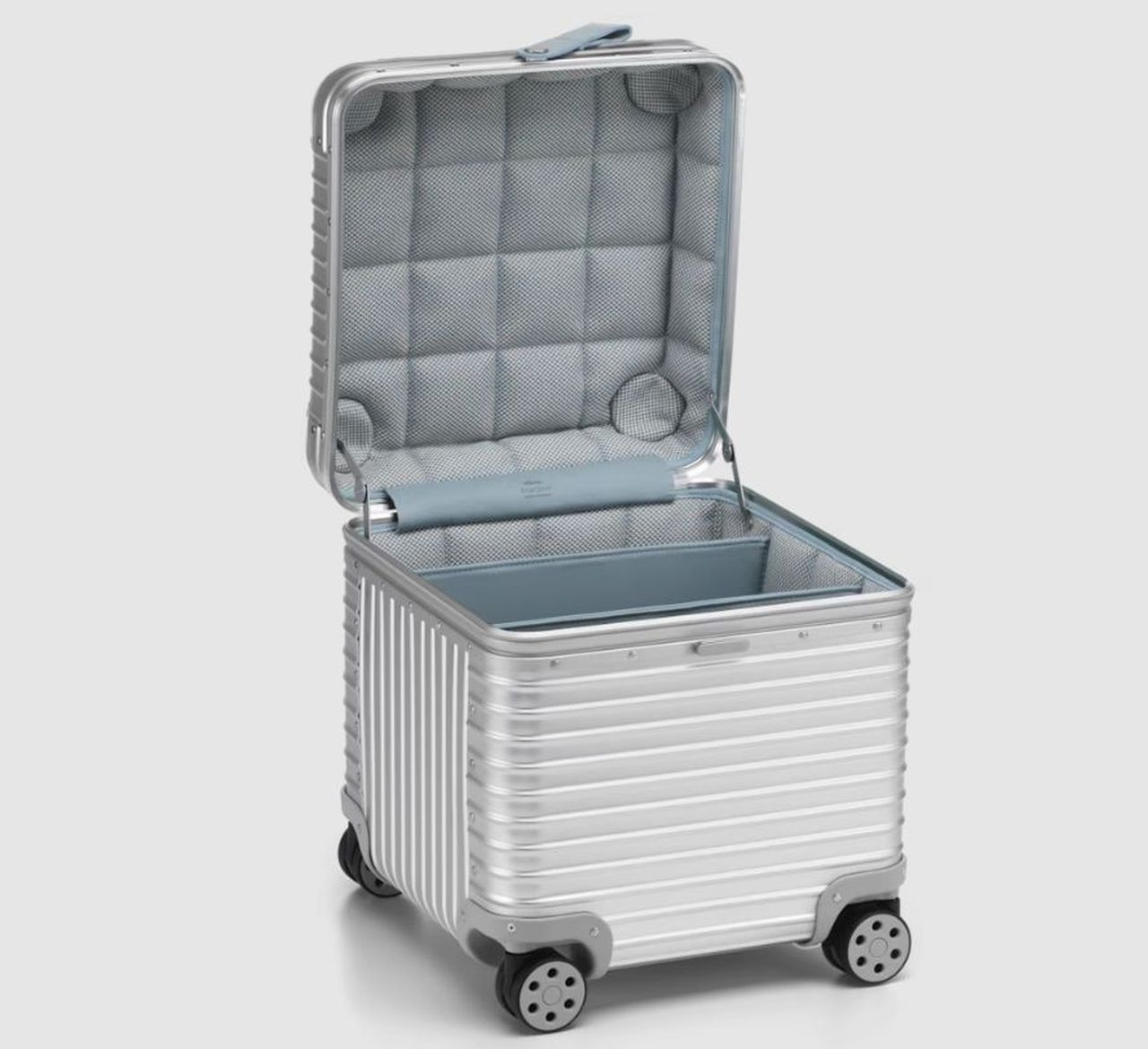 Rimowa and Vitra Aluminum Stool With Storage
