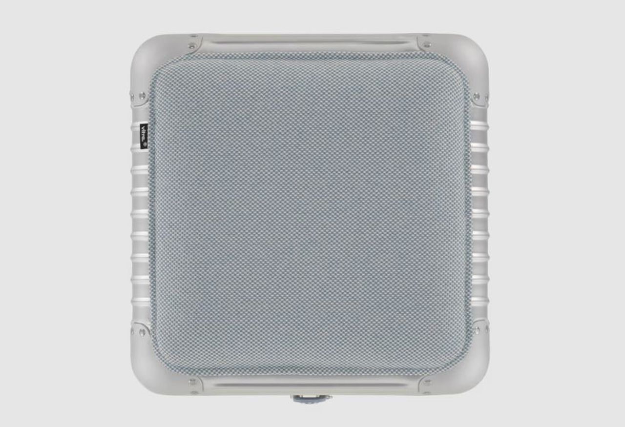 Rimowa and Vitra Aluminum Stool With Storage