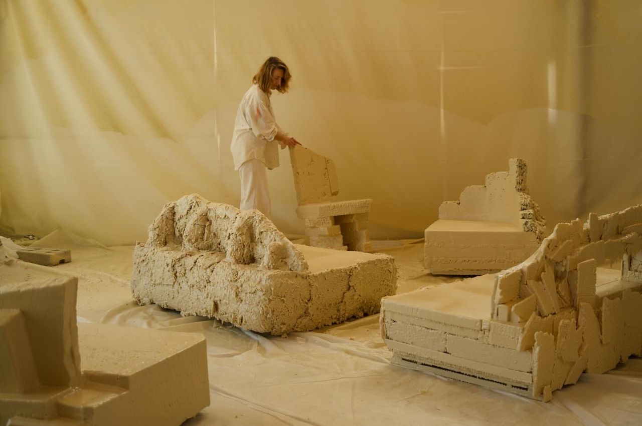 Sara Regal’s Latest Seating Collection is Made From Construction Waste