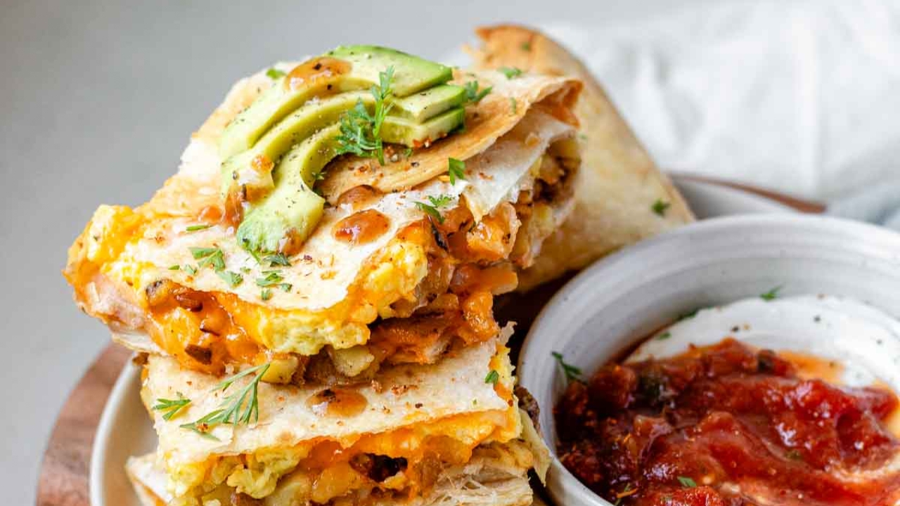 Sheet Pan Breakfast Quesadillas