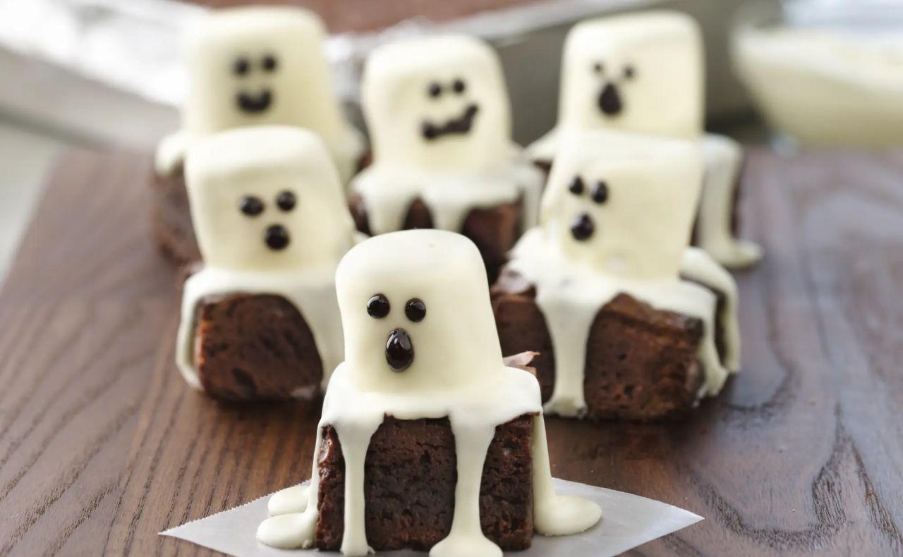 Spooky Boo Brownies