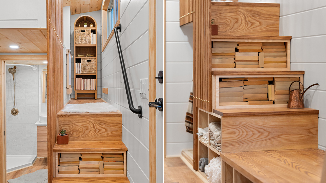 Storage Space in Honey Bee Tiny House