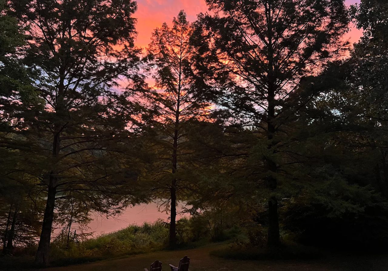 Sunset at Tiny House of Paul