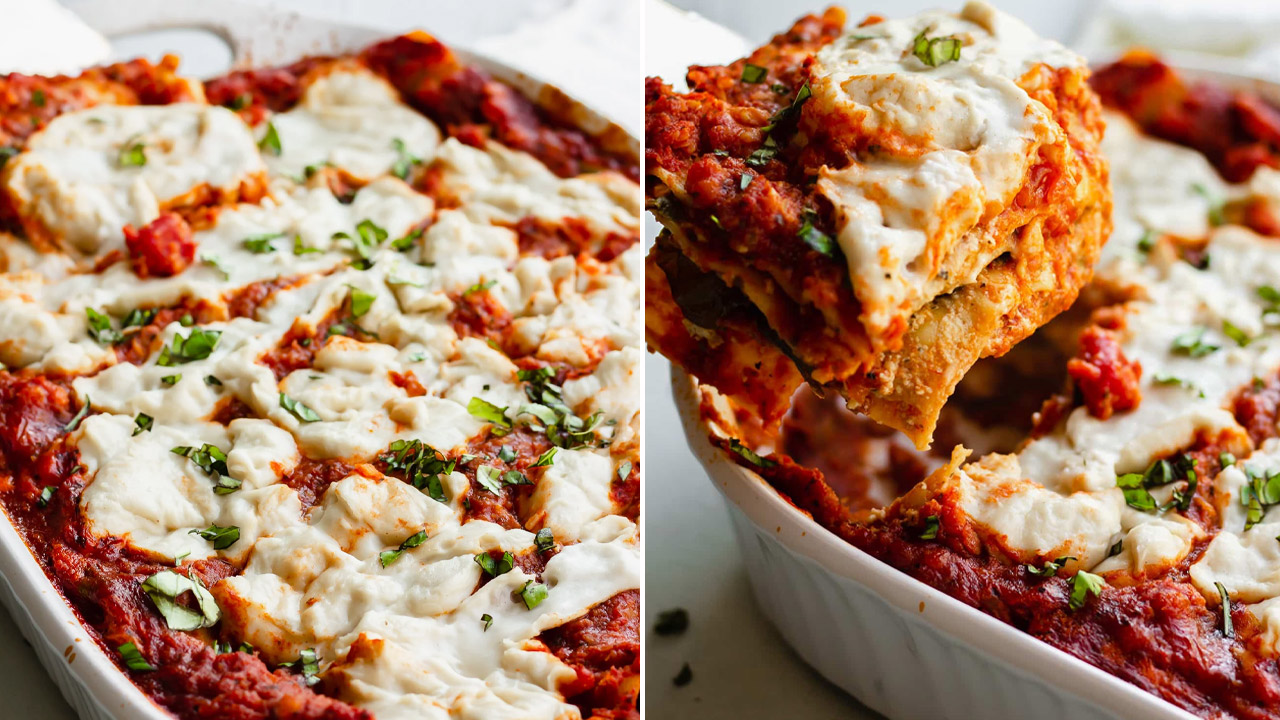 Vegan Father's Day Dinner Ideas -The Best Vegan Lasagna