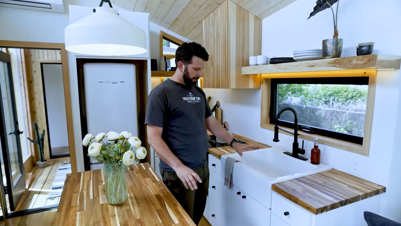 Mega Tiny House by Tru Form Tiny - kitchen