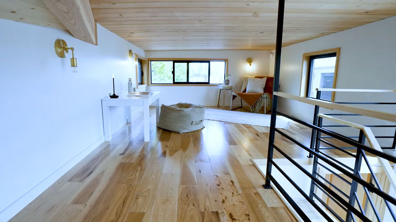 Mega Tiny House by Tru Form Tiny - loft