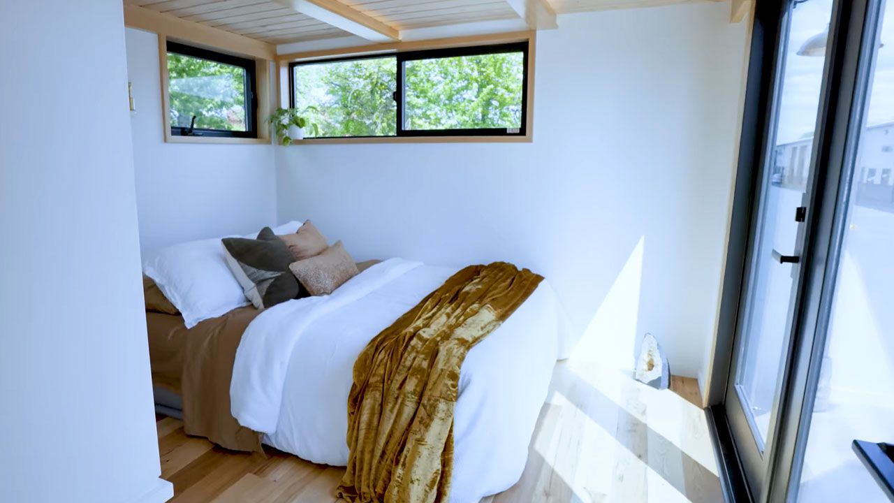 Mega Tiny House by Tru Form Tiny - master bedroom
