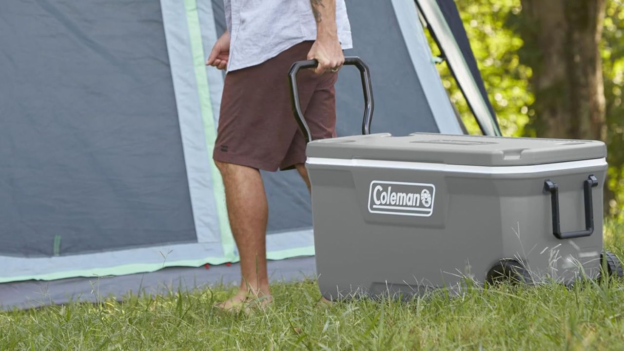 2025 Prime Day Camping Gear Deals - Coleman 100-Quart Classic Series Rolling Cooler