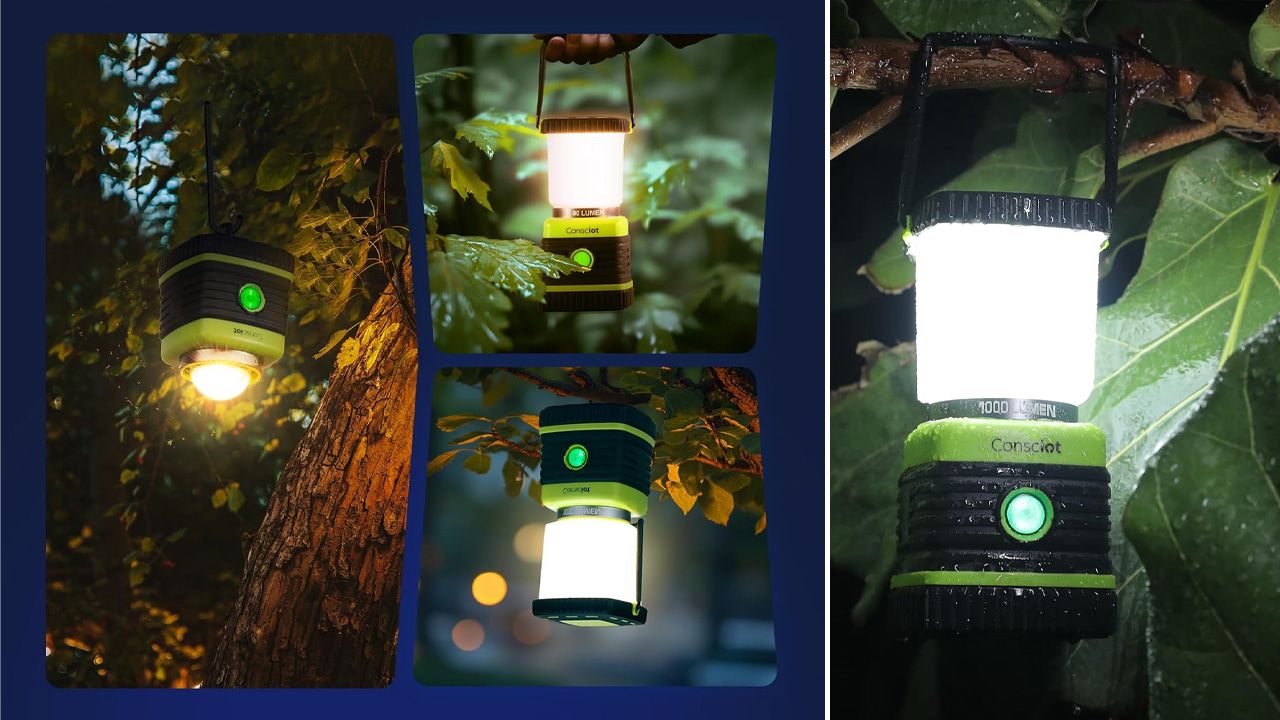 2025 Prime Day Camping Gear Deals - Consciot LED Camping Lantern