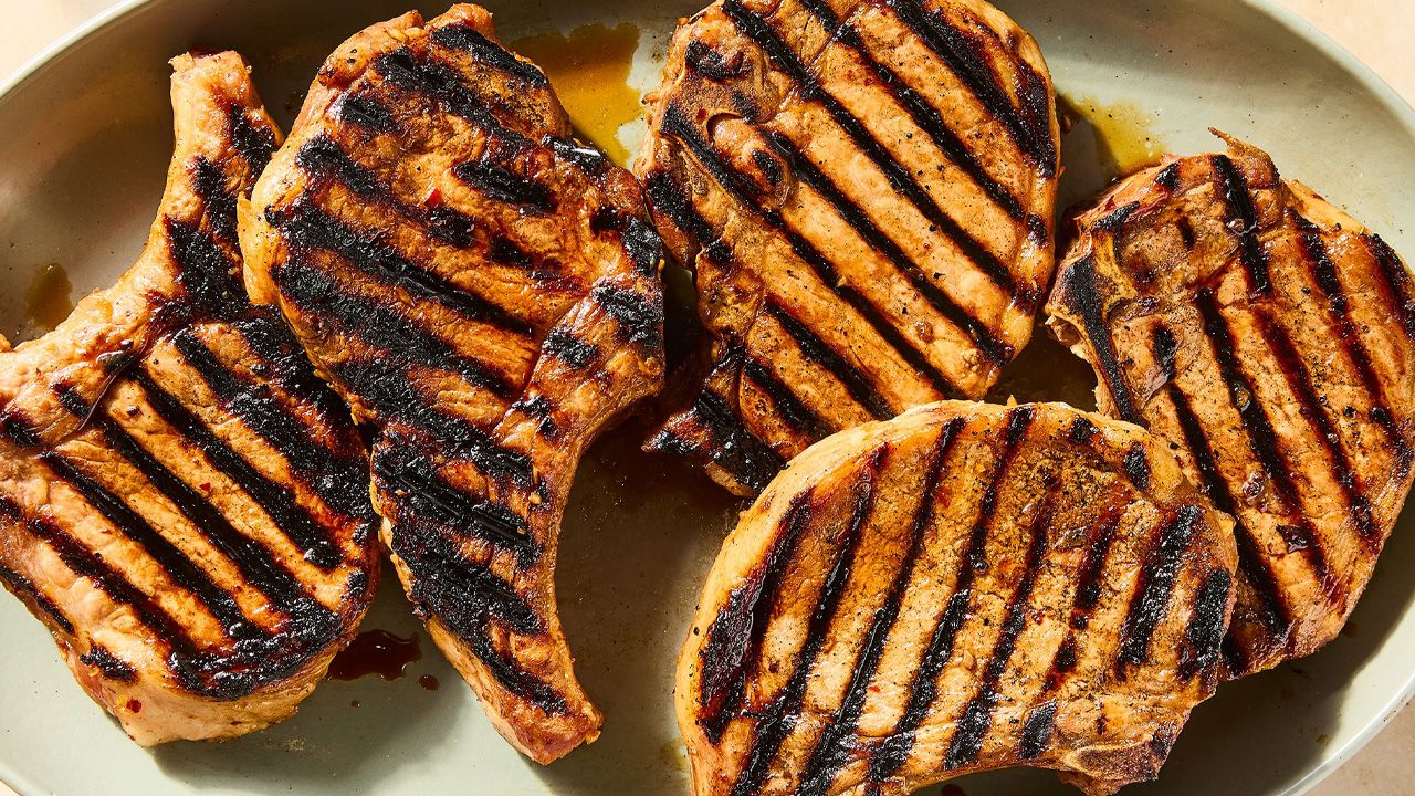 4th of July BBQ Recipes - Grilled Pork Chops