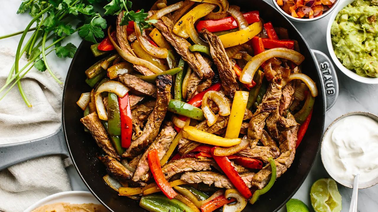 4th of July BBQ Recipes - Steak Fajitas