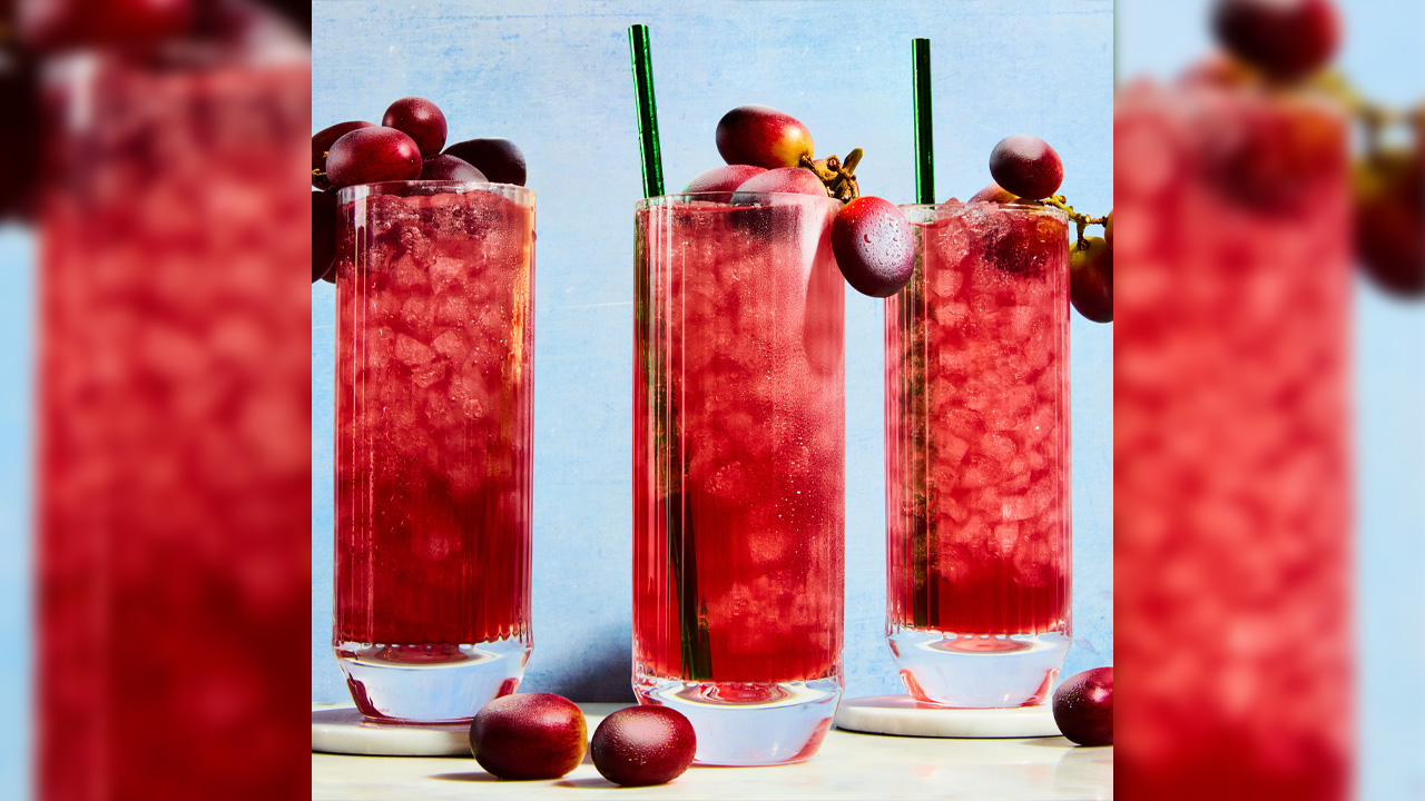 4th of July Cocktails - Golfing Grape Soda