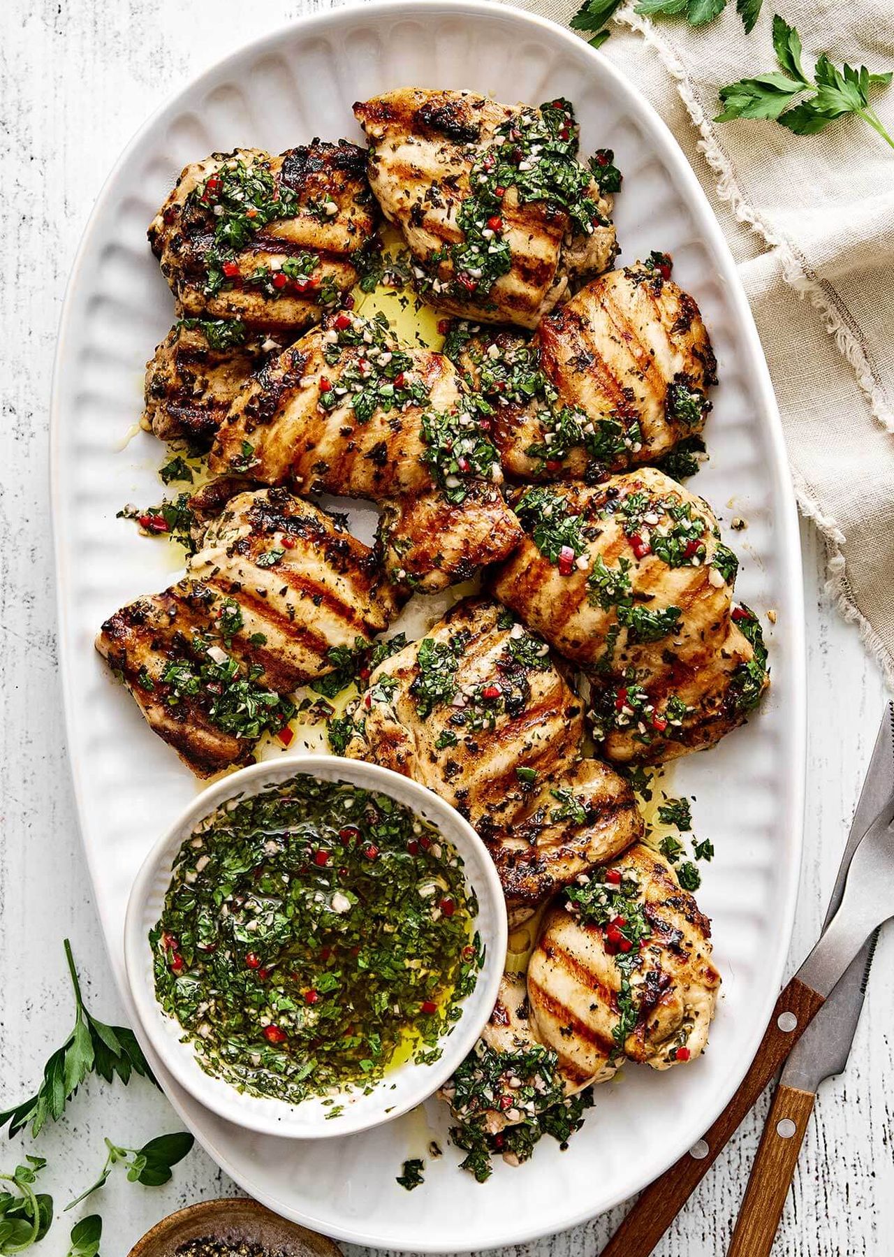 4th of July Dinner Recipes - Chimichurri Chicken