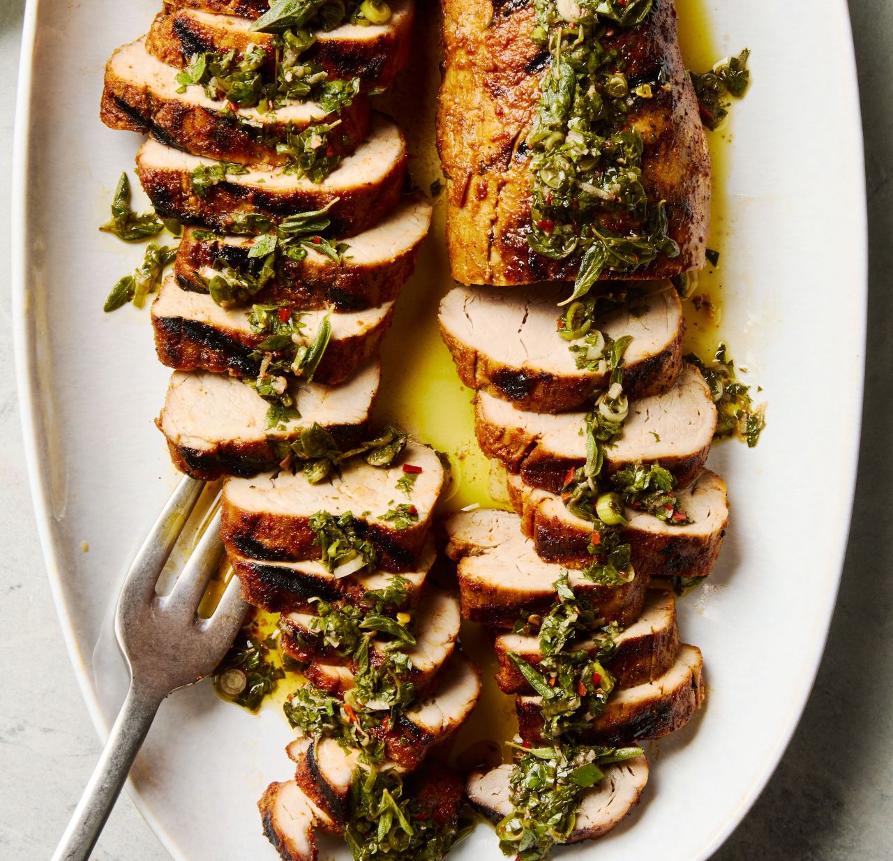 4th of July Dinner Recipes - Grilled Pork Tenderloin