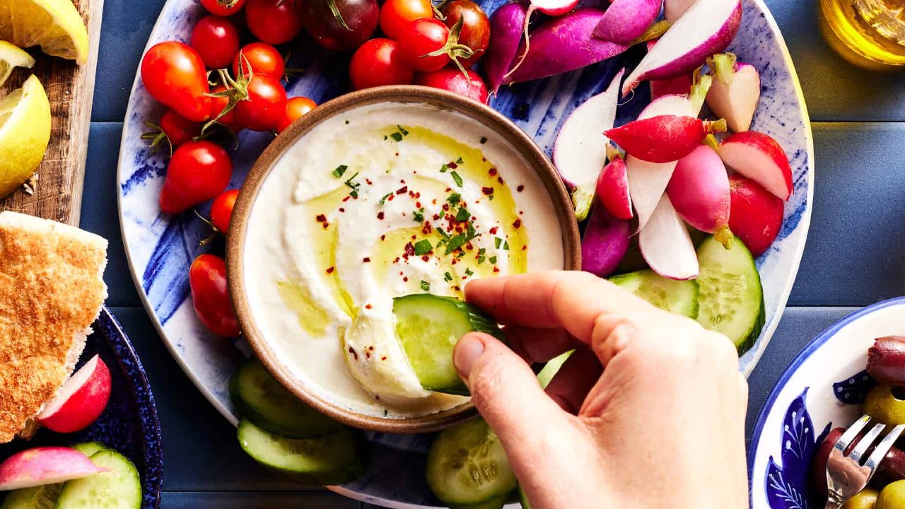 4th of July appetizers - Whipped Feta Dip