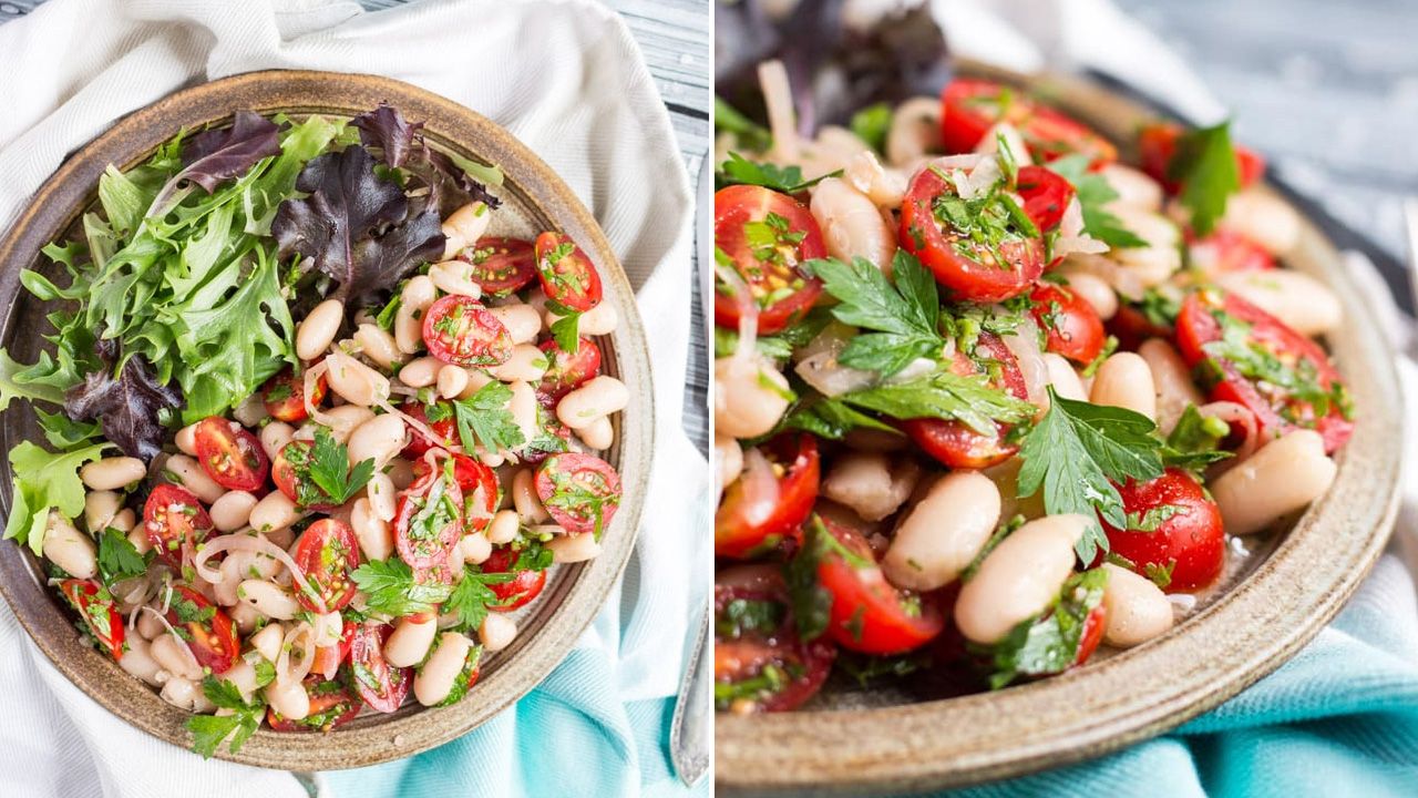 4th of July salads - Tomato and White Bean Salad