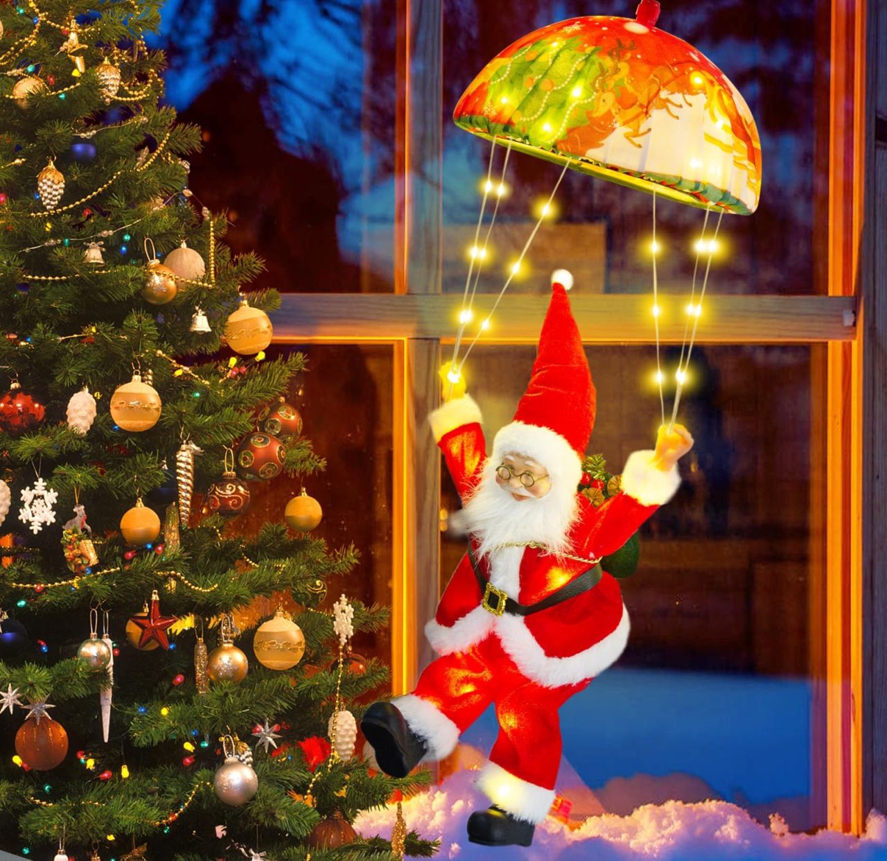 Amazon Prime Day Deals 2025 - Santa Claus Parachute Lights