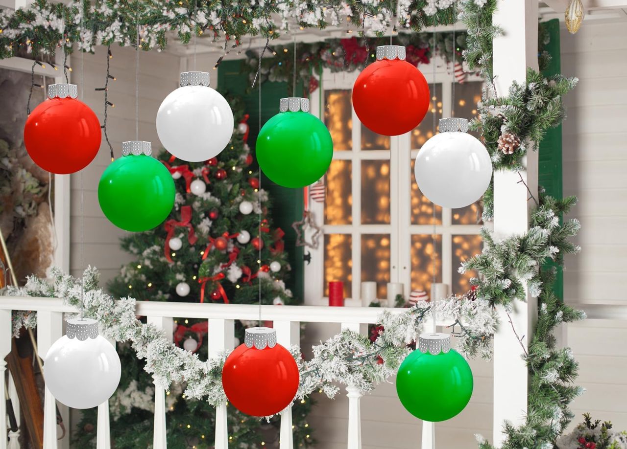 Amazon Prime Day Deals on Christmas Decorations - Large Inflatable Christmas Balls for Yards