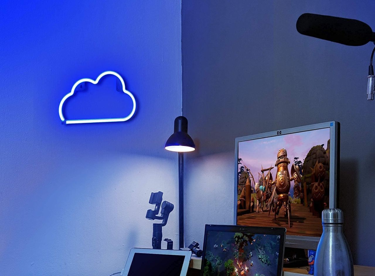 Amazon Prime Day Deals on Home Goods Under $25 - Lumoonosity Cloud Neon Sign